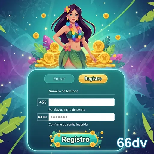 Ilustração de Descubra o aplicativo cassino da 66dv para Android e iOS