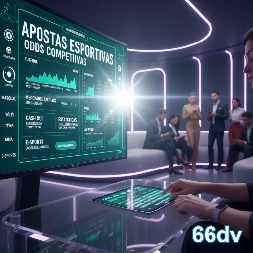 Ilustração de Explore a Diversão dos Jogos de Cassino ao Vivo na 66dv