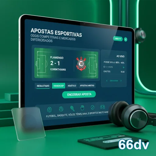 Ilustração de Acesse a plataforma de jogos da 66dv com segurança e rapidez